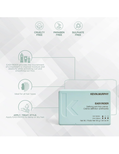 Kevin Murphy Easy Rider Crema Anti-frizz 30g - TuCabelloSano