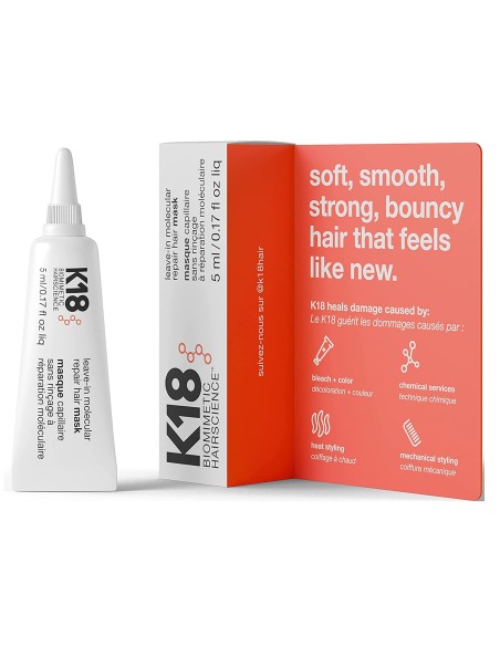 K18 Mascarilla Sin Aclarado 5ml - TuCabelloSano