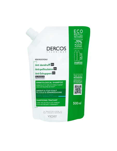 Vichy Dercos Ecorefill Anticaspa 500ml - TuCabelloSano